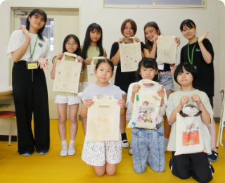家庭科バッグ作り